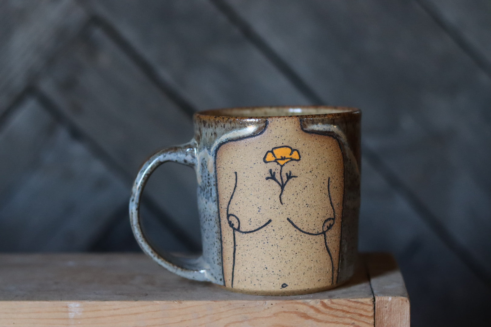 MADE TO ORDER Speckled Boob Mugs