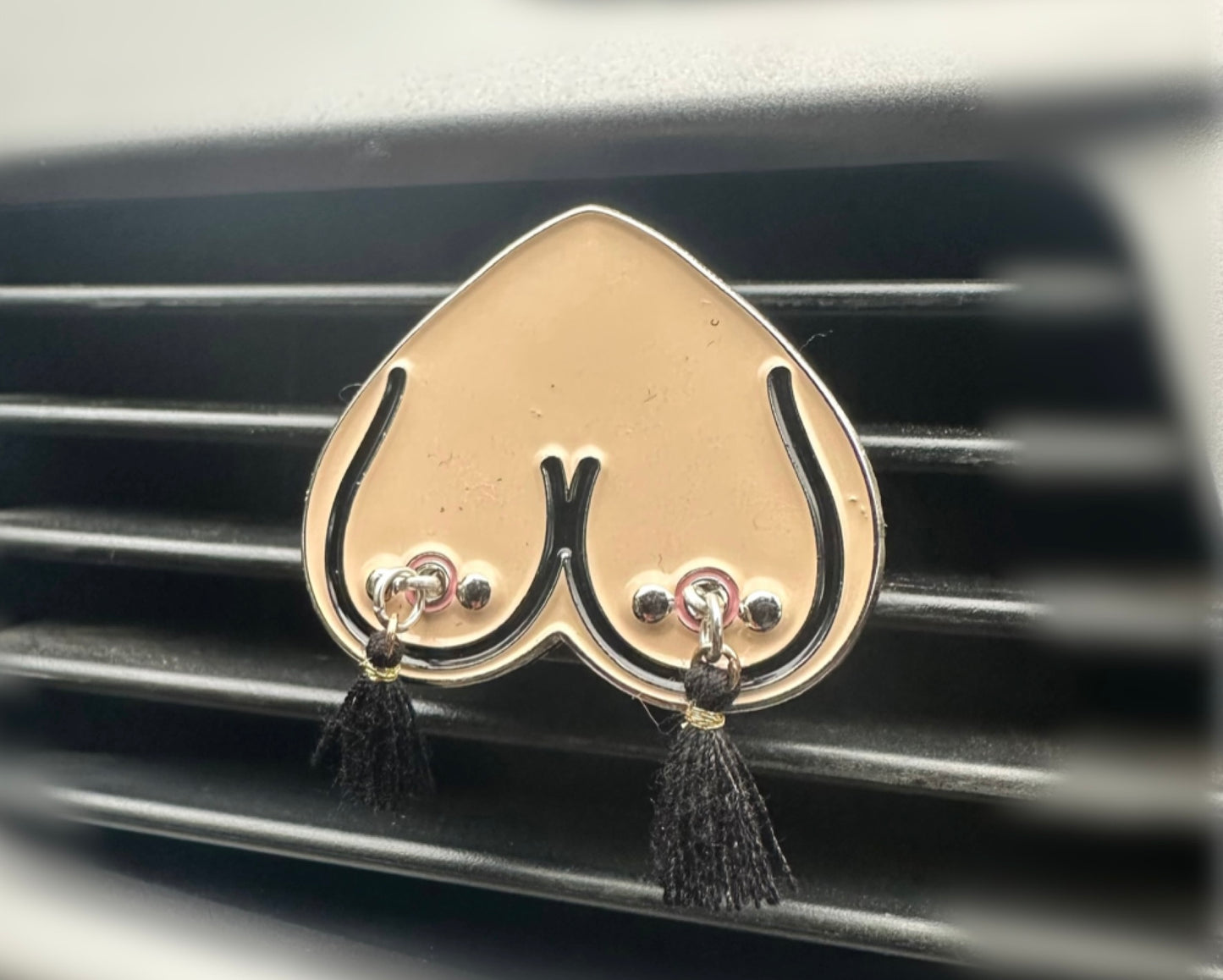 Barbell Bewbie Tassel | Decor only or Felt diffuser | Magnet | light skin/barbells