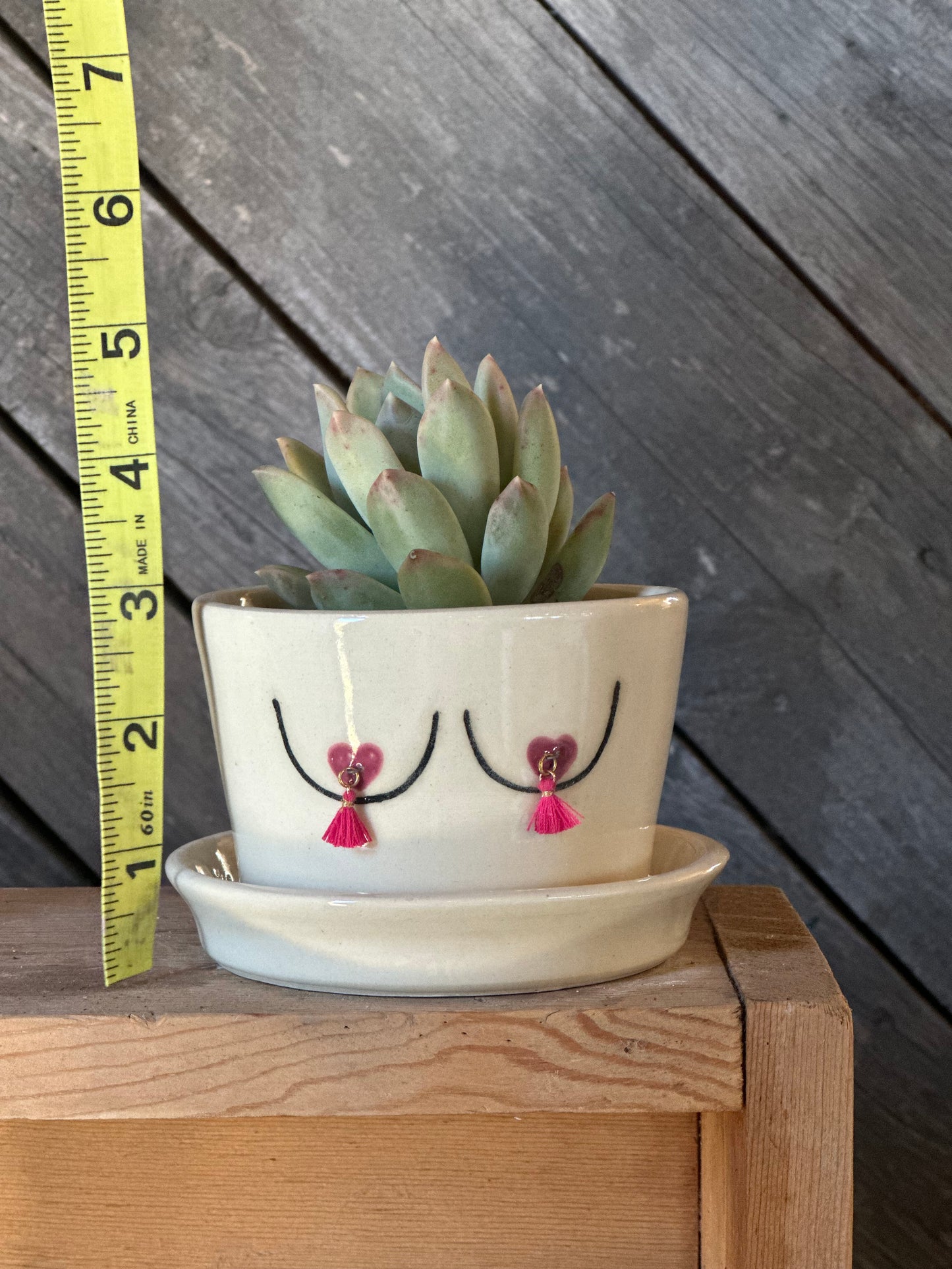 Boob Planter | White 3”