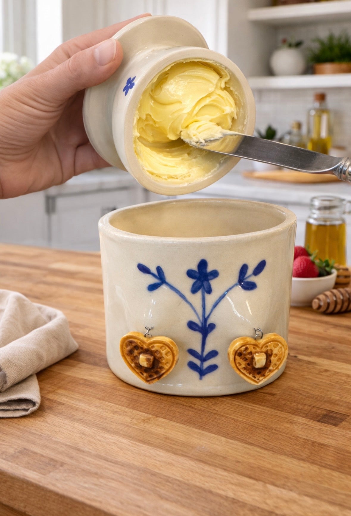 Boob Butter Bell w/ waffle tassels