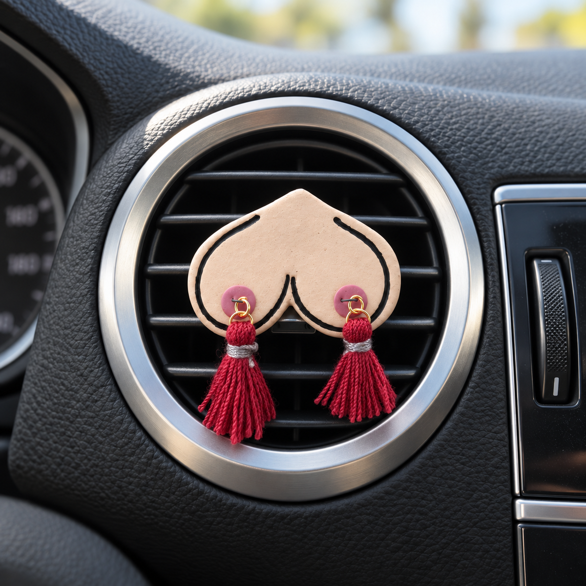 Preorder Ships by Nov. 30th | Bewbie Tassel | Clay Car diffuser | Light skin Magnet