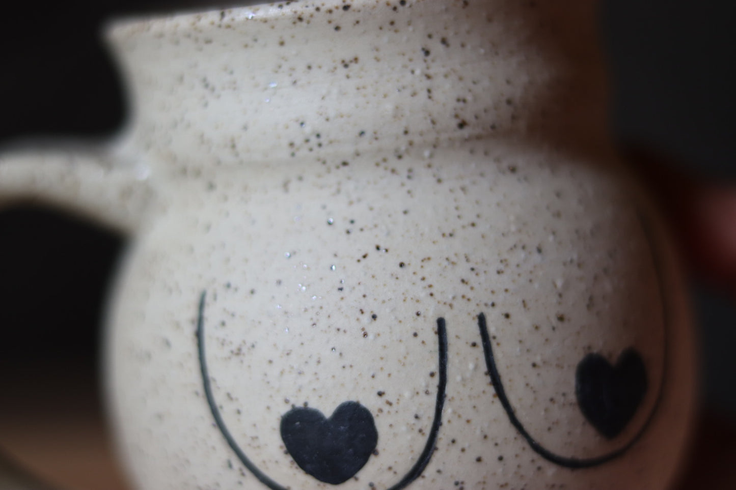 Boob Mug “But first coffee…” 13 oz