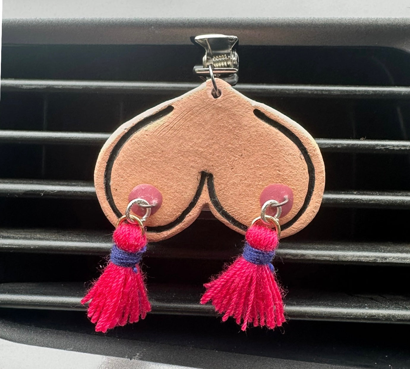 PREORDER Valentine’s Special! New! Clay Bewbie Tassel | Magnet or clip