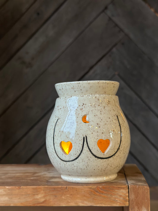 Speckled Boob Wax Melt Warmer Luminary