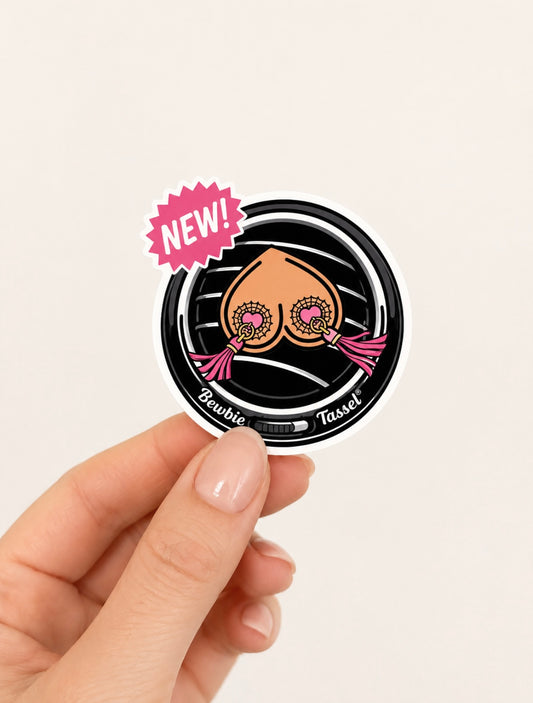 New! Bewbie Tassel 2” vinyl sticker
