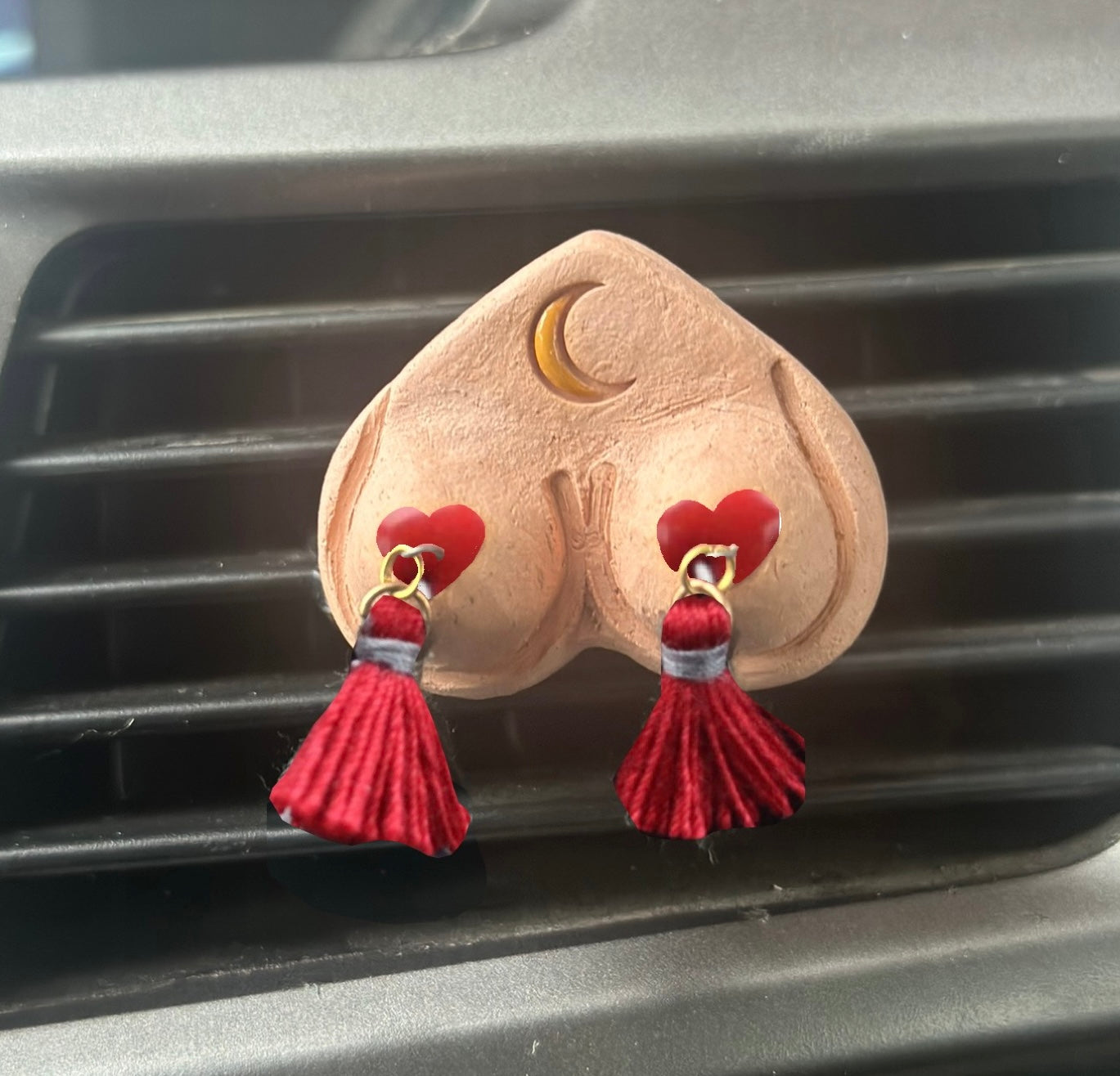 NEW! BIG! PREORDER Bewbie Tassel Clay Car Freshener | Magnet |