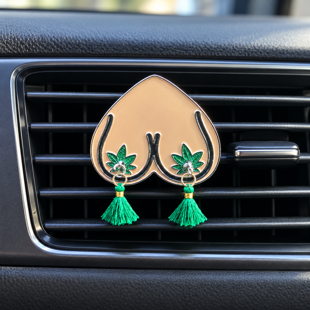 New! Cannabust Bewbie Tassel | Enamel Decor only or Felt diffuser | Magnet | light skin/1.5"