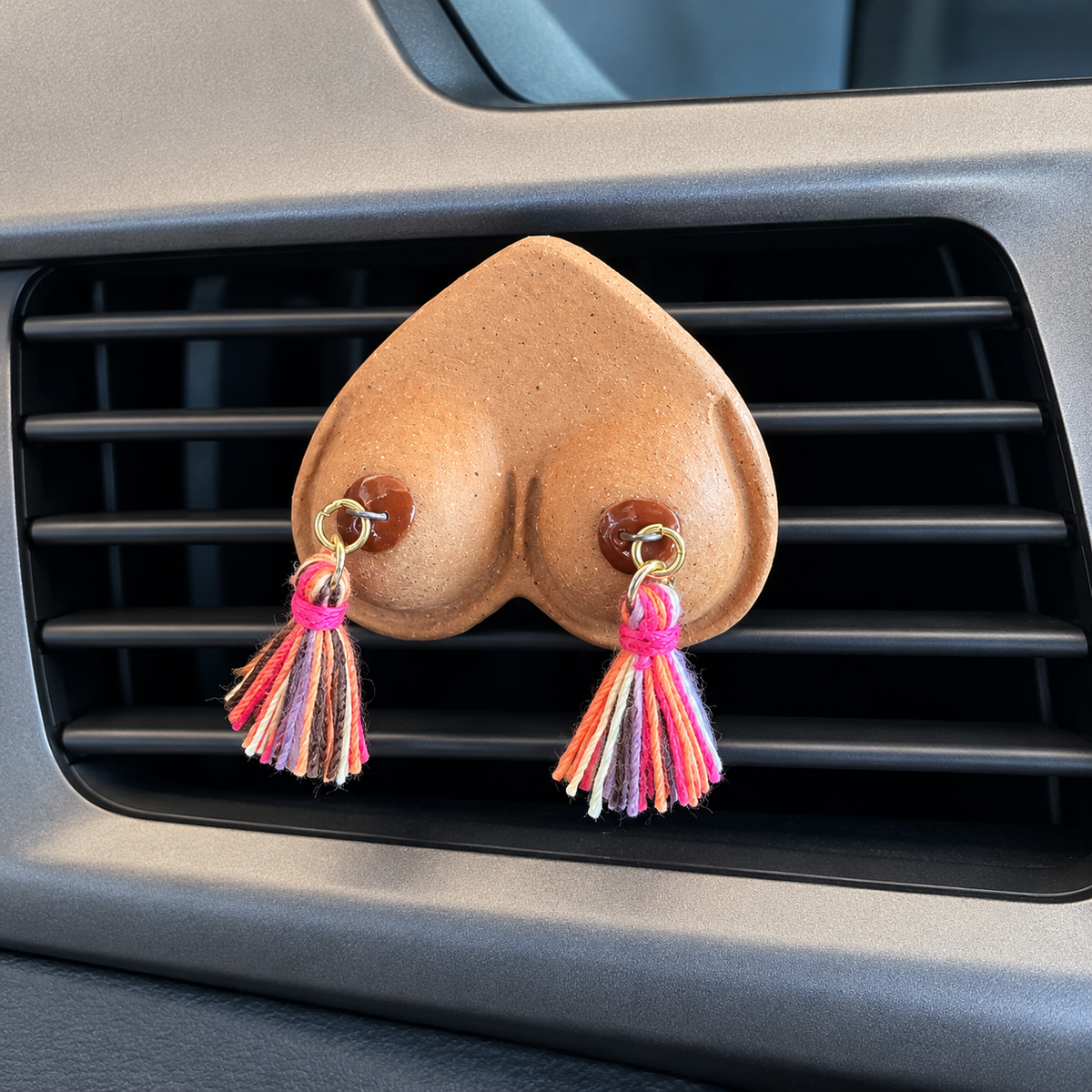 Preorder Ships Nov. 30th BIG! Bewbie Tassel Clay Car Diffuser | Magnet