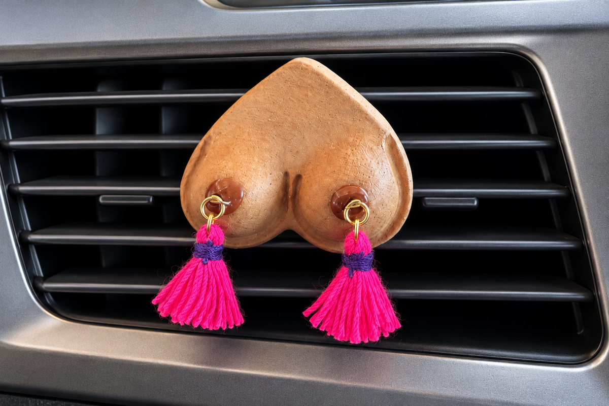 Preorder Ships Nov. 30th BIG! Bewbie Tassel Clay Car Diffuser | Magnet