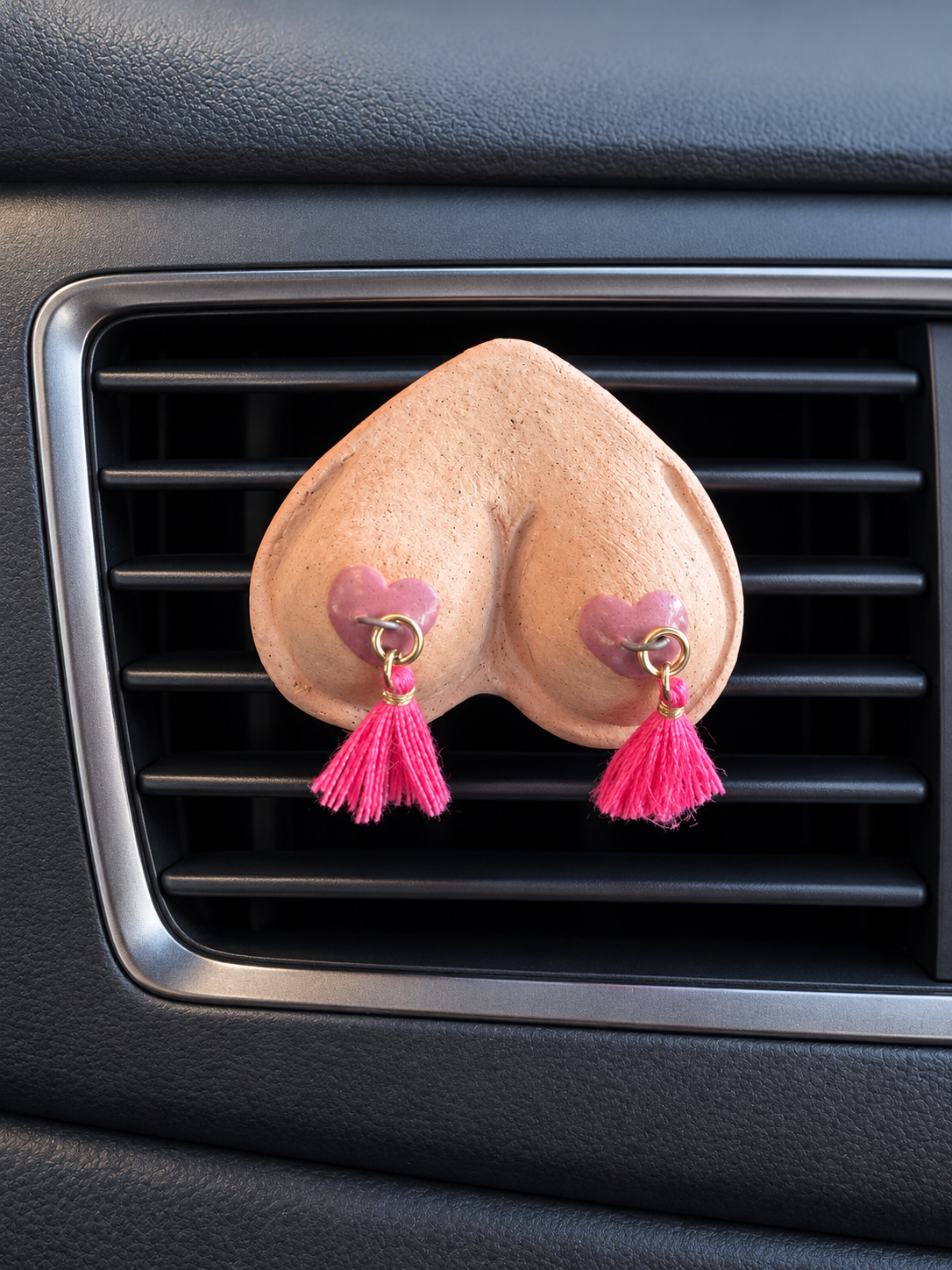 Preorder Ships Nov. 30th BIG! Bewbie Tassel Clay Car Diffuser | Magnet