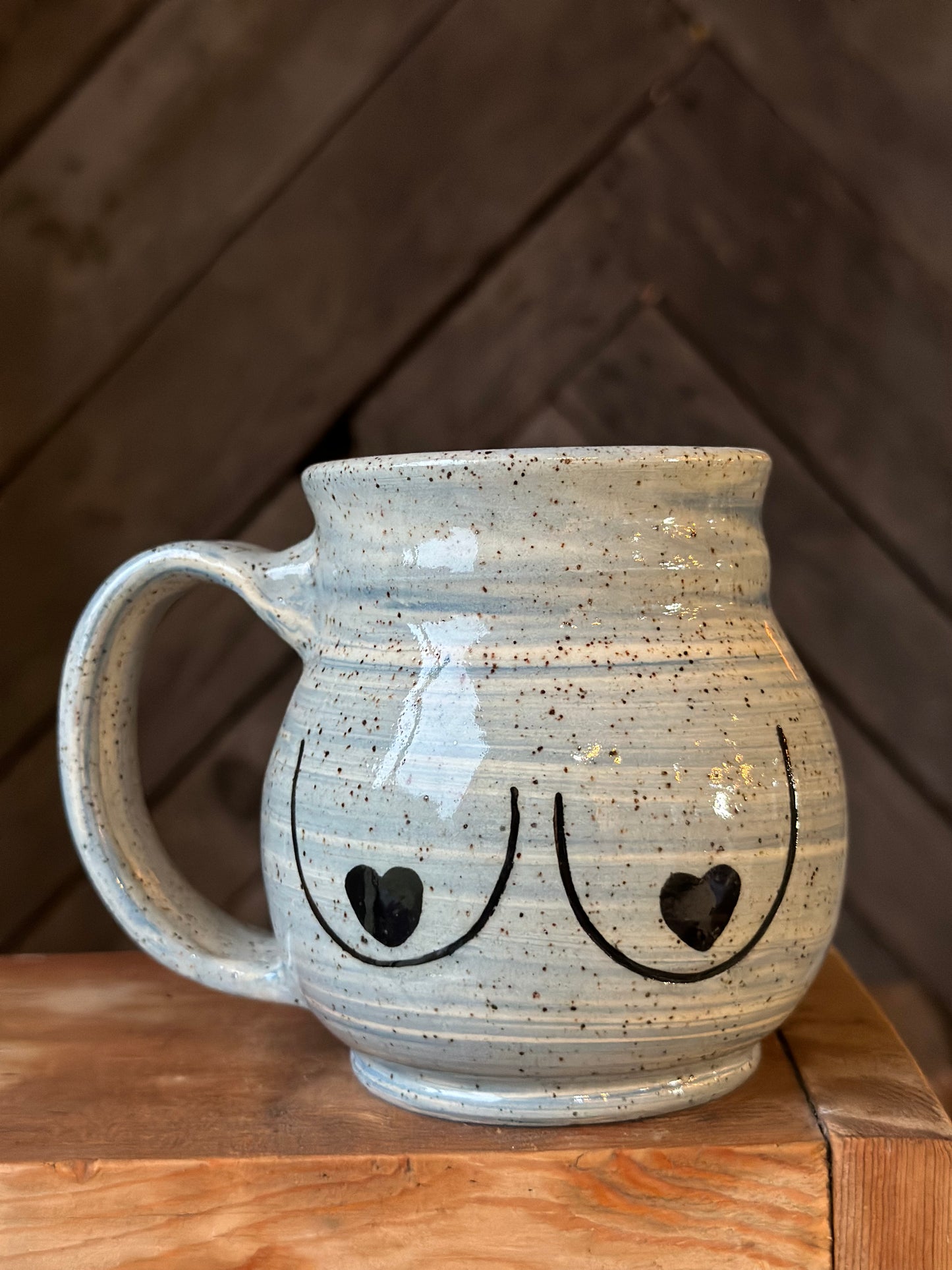 Boob Mug “But first coffee…” 14 oz.