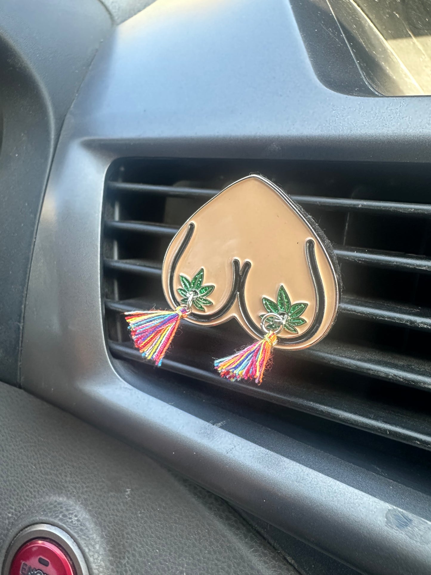 New! Cannabust Bewbie Tassel | Decor only or Felt diffuser | Magnet | light skin/1.5"