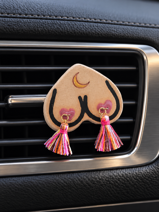 Preorder Bewbie Tassel Magnet Clay Diffuser | Light skin/Rainbow/Crescent