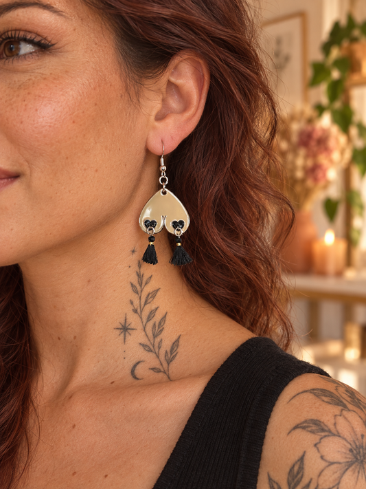 Bewbie Tassel 1" Earrings | 925 Sterling Silver hook/Choose color